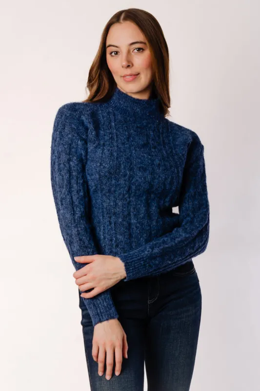 Erin Long Sleeve Turtle Neck Sweater sold by Below the Belt