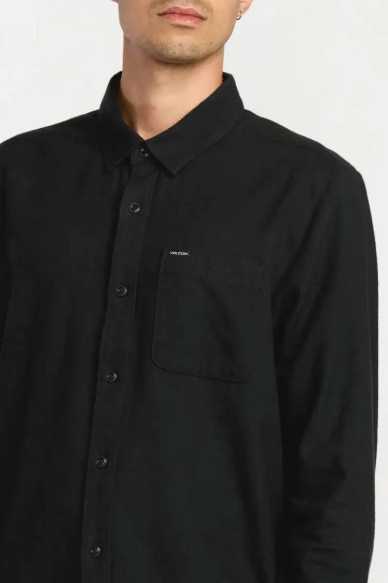 Caden Solid Long Sleeve Flannel Shirt sold by Below the Belt product image thumbnail 2