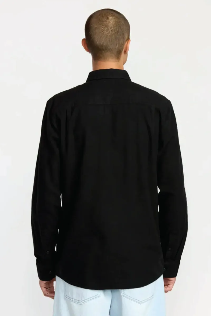 Caden Solid Long Sleeve Flannel Shirt sold by Below the Belt product image thumbnail 4