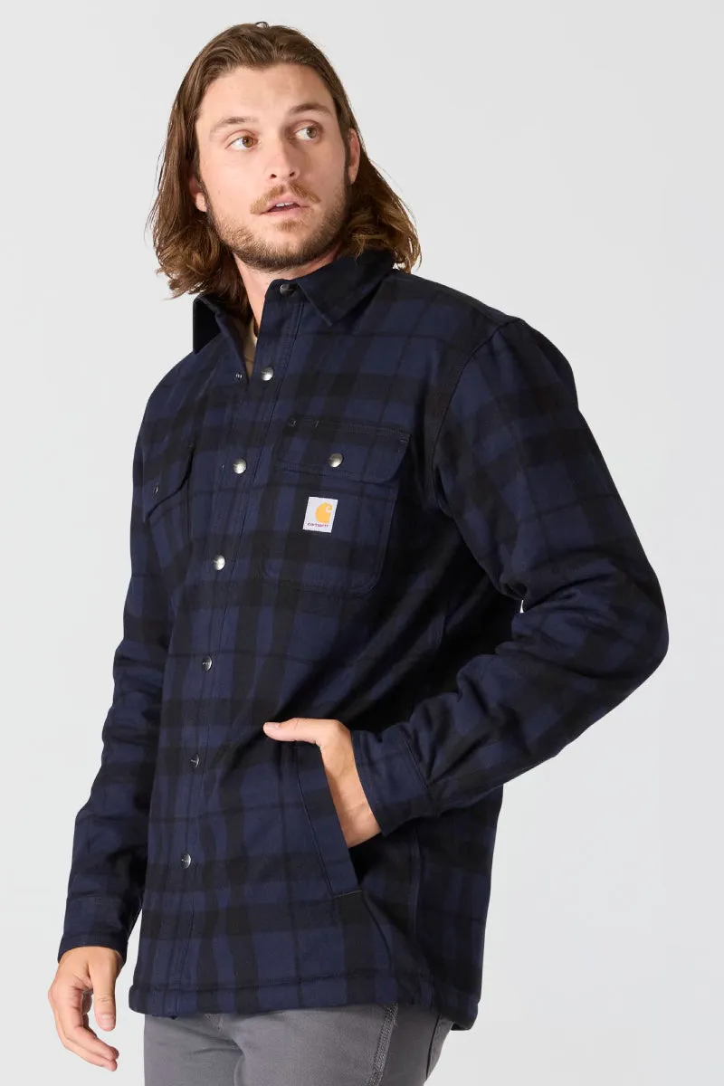 Relaxed Flannel Sherpa sold by Below the Belt