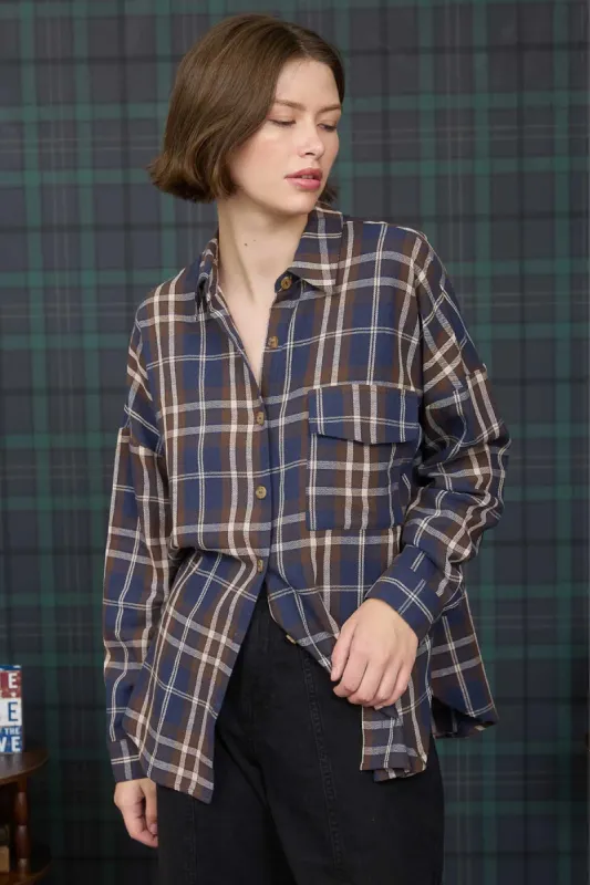 Plaid Button-Down Shirt sold by Below the Belt