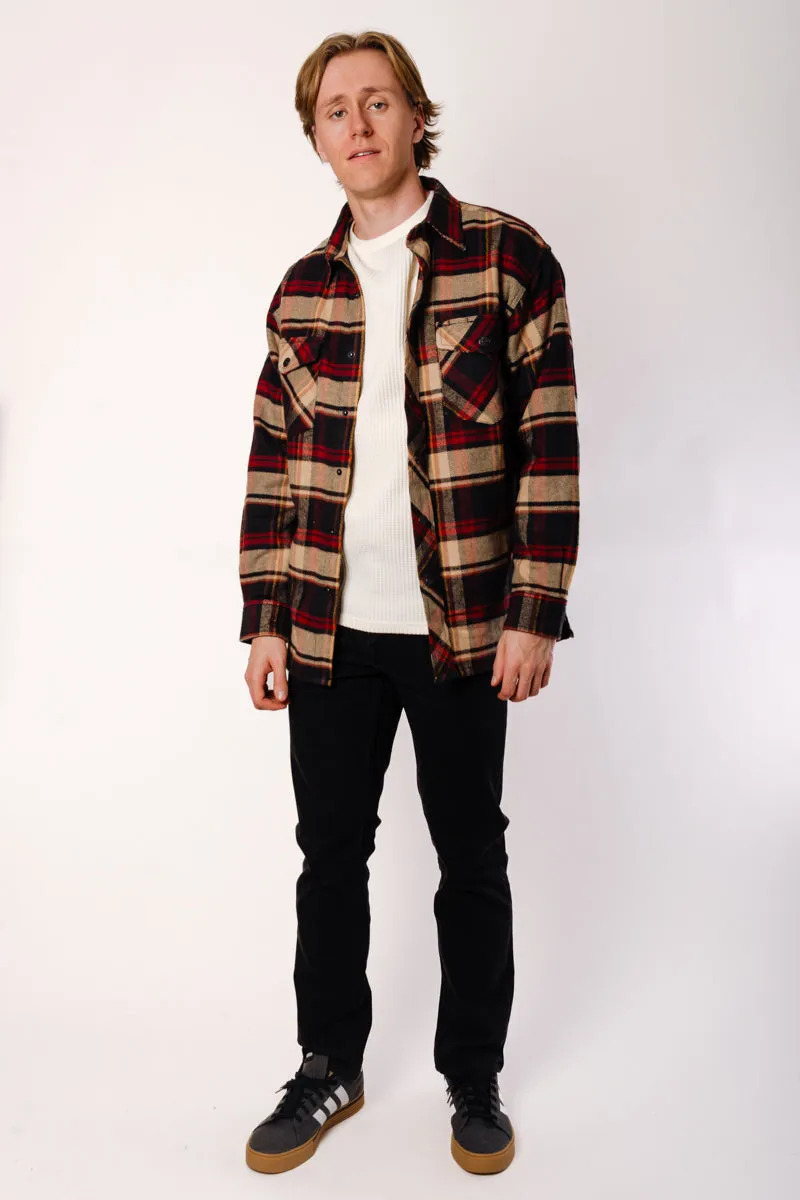Heavy Flannel Overshirt sold by Below the Belt
