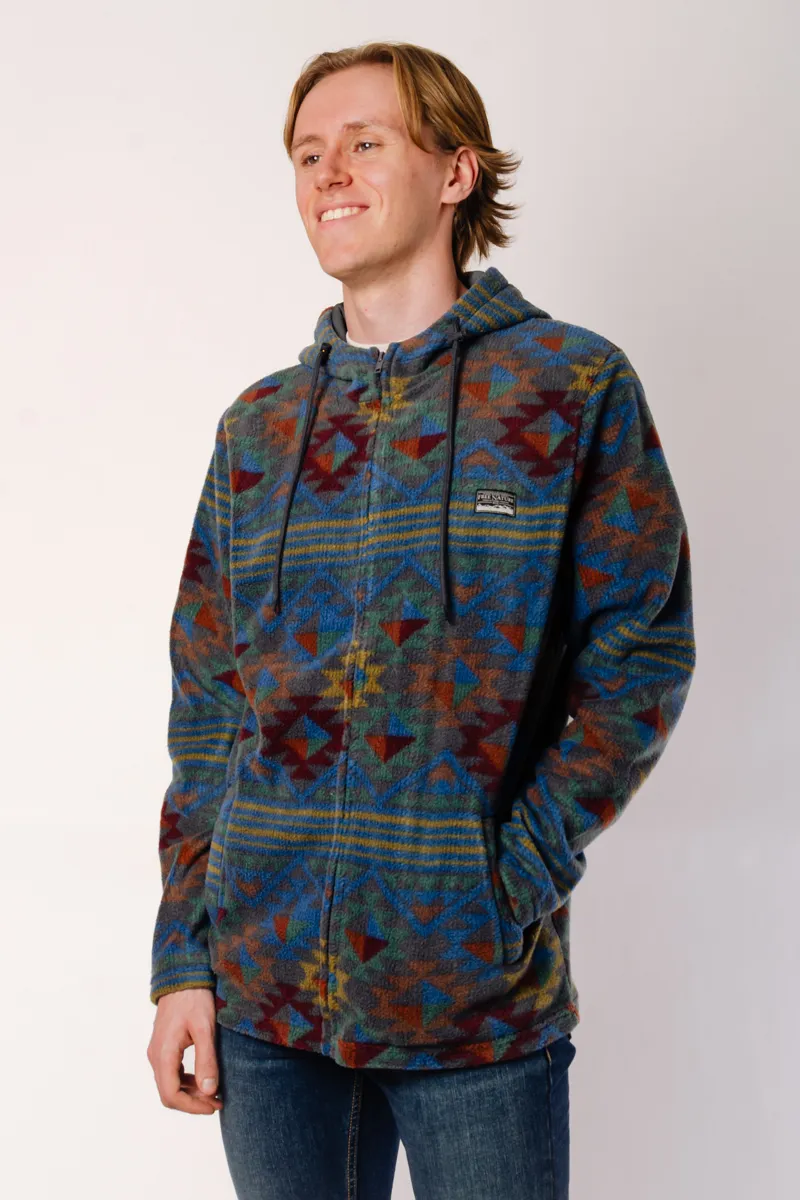 Navajo Hooded Zip-Up sold by Below the Belt product image thumbnail 3