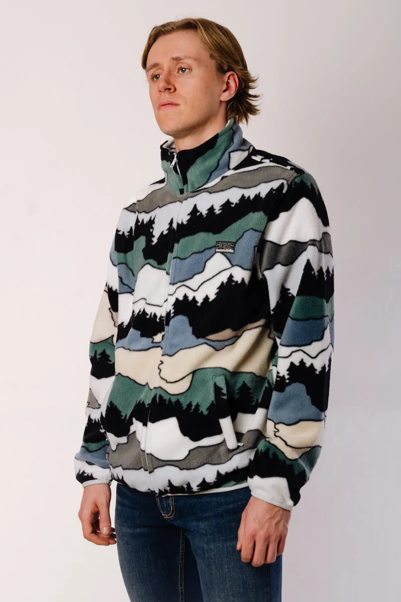 Snowy Mountain Zip-Up Fleece sold by Below the Belt product image thumbnail 3