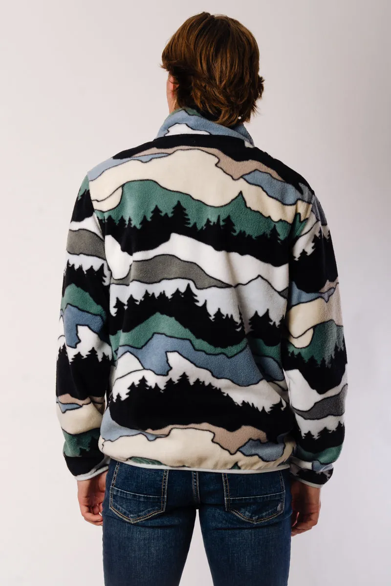 Snowy Mountain Zip-Up Fleece sold by Below the Belt product image thumbnail 2