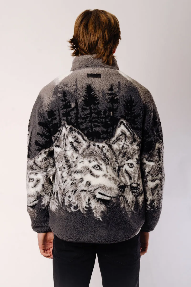 Unisex Printed Sherpa Fleece sold by Below the Belt product image thumbnail 3