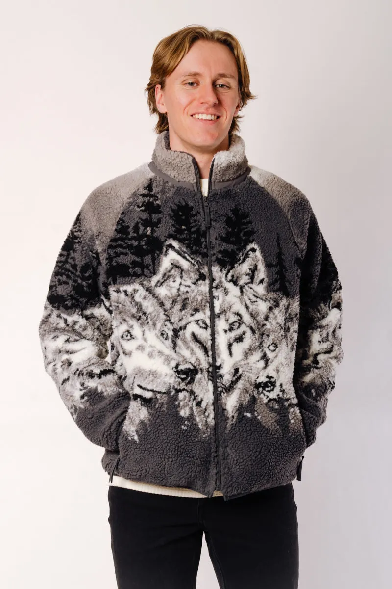 Unisex Printed Sherpa Fleece sold by Below the Belt product image thumbnail 2