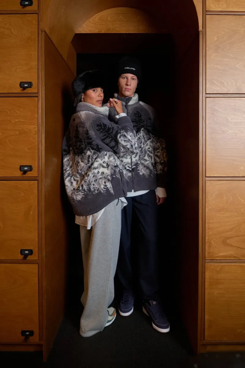 Unisex Printed Sherpa Fleece sold by Below the Belt