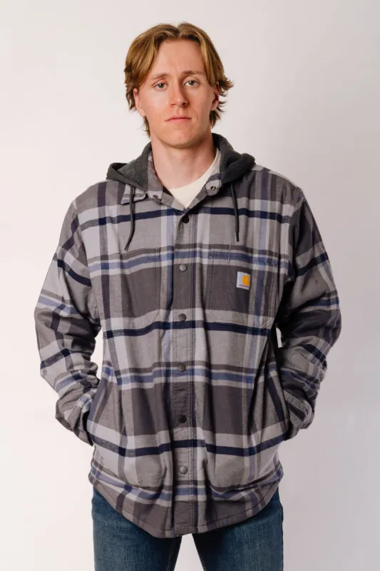 Rugged Relaxed Flannel Shacket sold by Below the Belt
