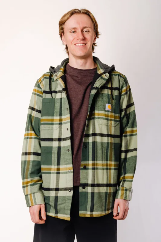 Rugged Relaxed Flannel Shacket sold by Below the Belt