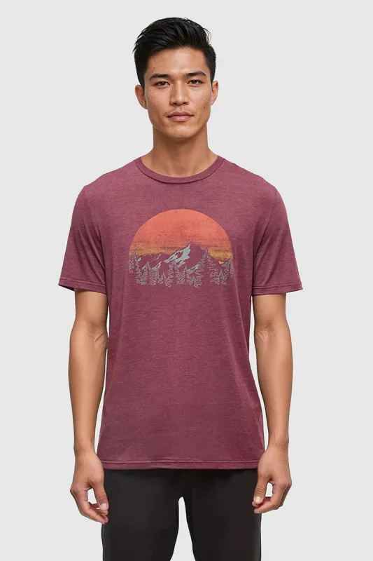 Vintage Sunset Tee sold by Below the Belt