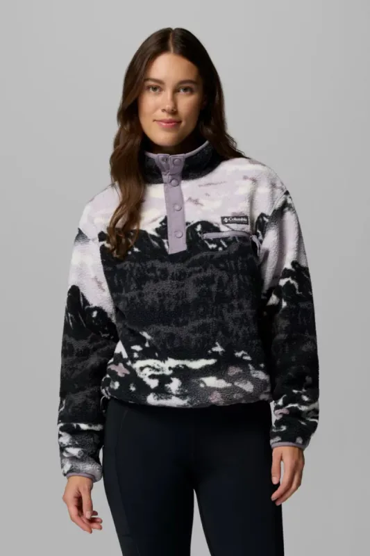 Helvetia Crop Printed Fleece made by Columbia