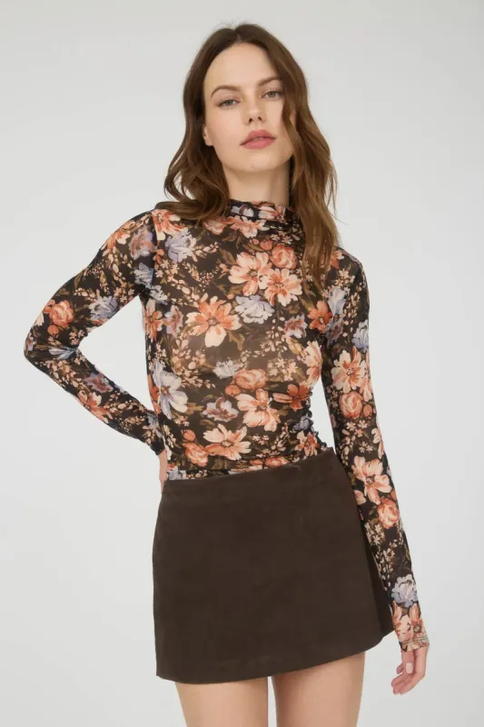 Floral Sheer Top sold by Below the Belt
