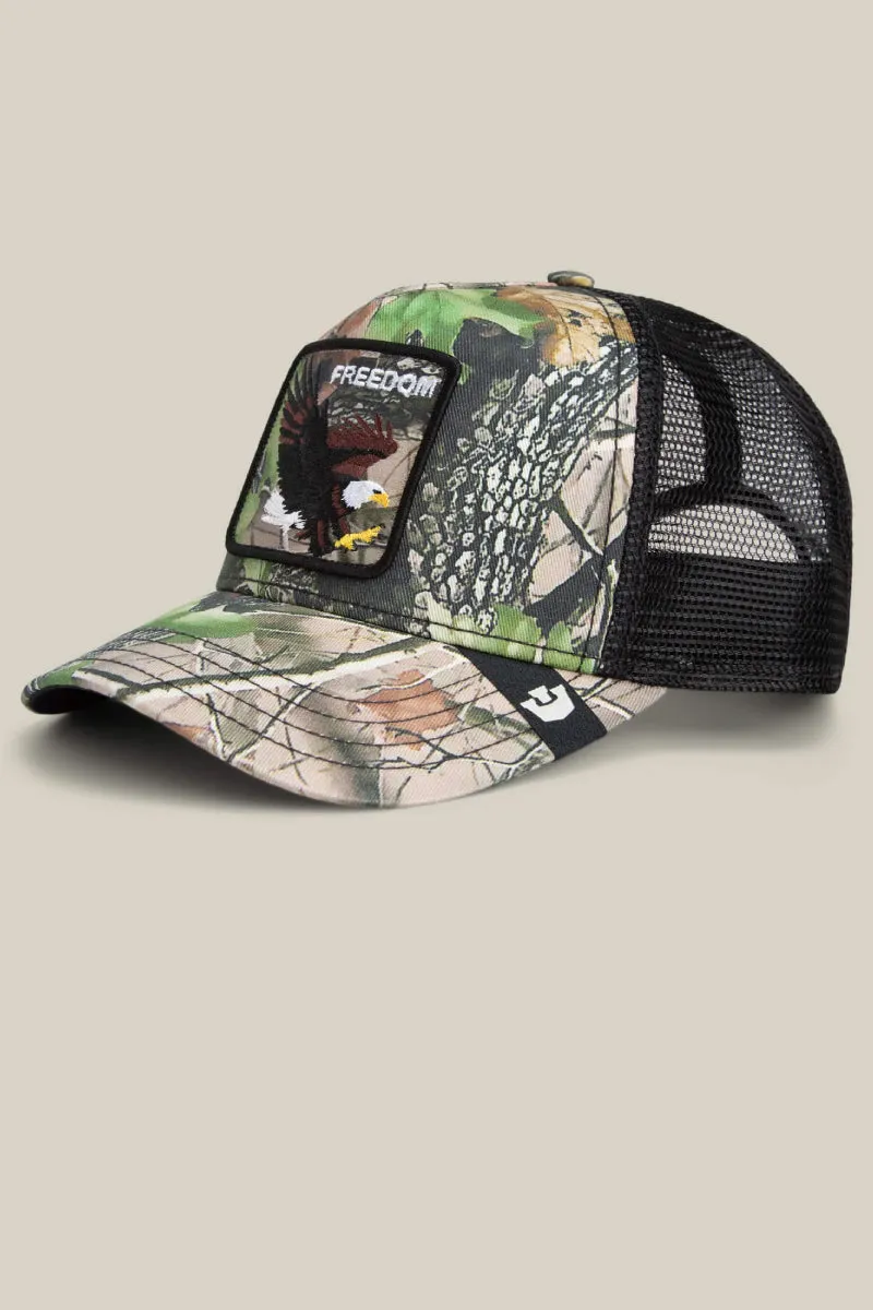 Unisex Camouflage Eagle Trucker Hat sold by Below the Belt product image thumbnail 2