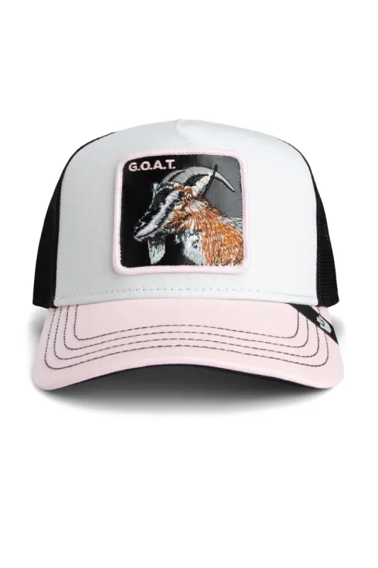 Unisex Tricolor GOAT Trucker Hat sold by Below the Belt