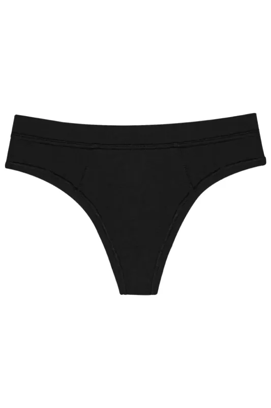 Thong - Black sold by Below the Belt