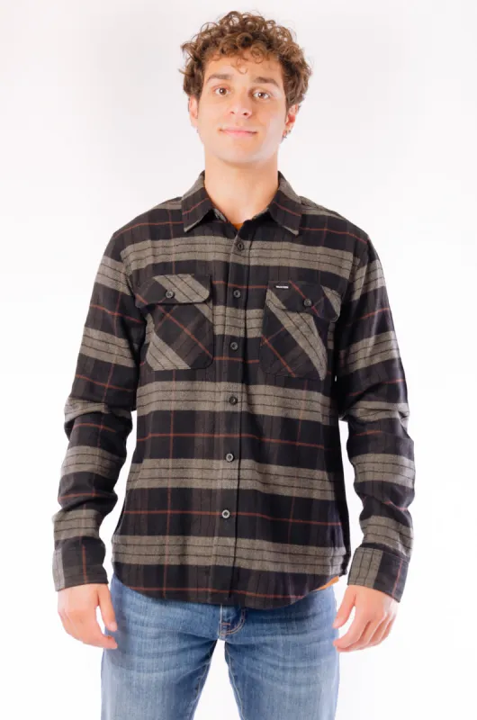 Bowery Long Sleeve Flannel sold by Below the Belt