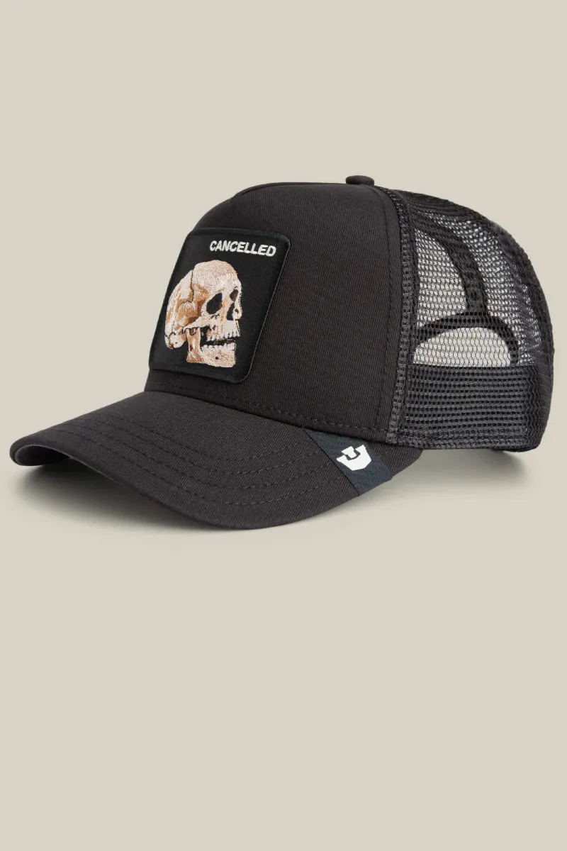 Unisex Cancelled Skull Trucker Hat sold by Below the Belt product image thumbnail 2