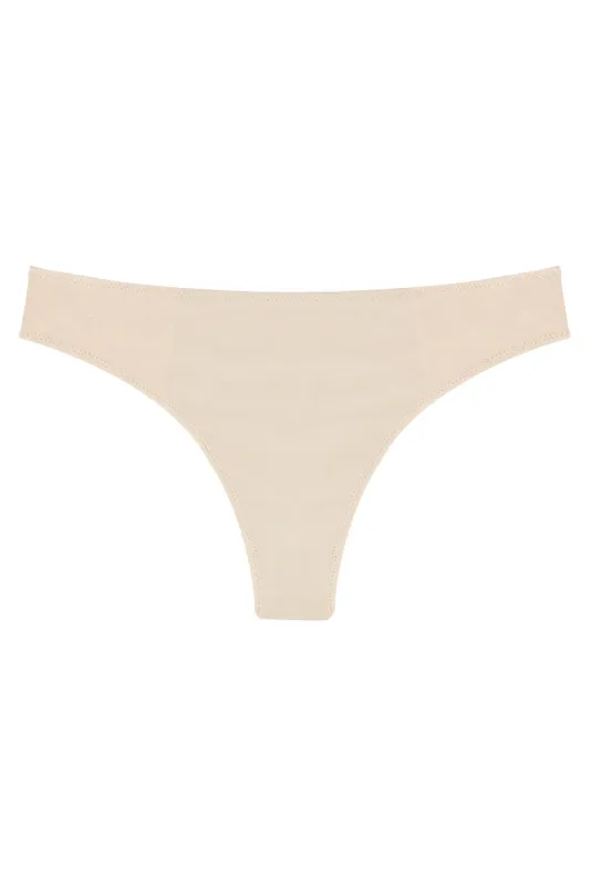 Low Profile Thong - Beige sold by Below the Belt