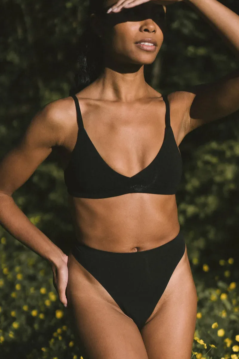 Seamless High Rise Thong - Black sold by Below the Belt product image thumbnail 2