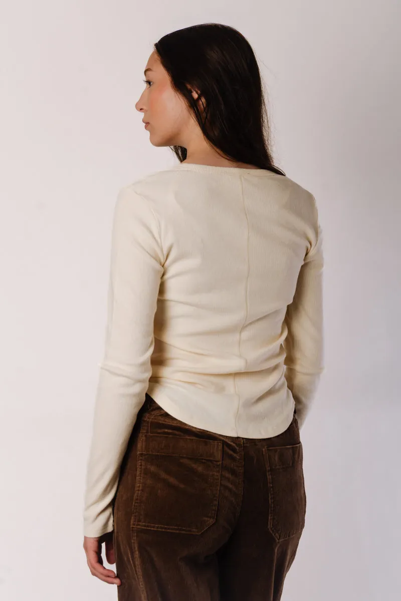 Brushed Henley sold by Below the Belt product image thumbnail 2