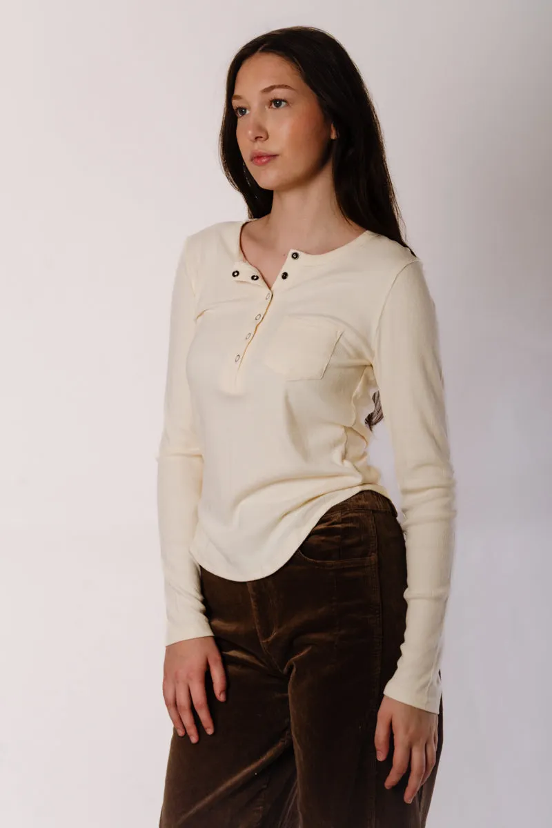 Brushed Henley sold by Below the Belt product image thumbnail 3