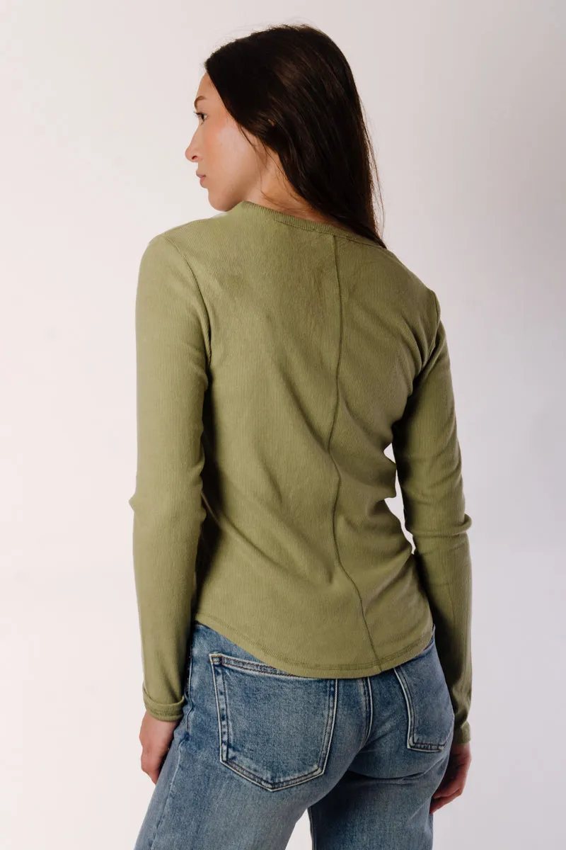 Brushed Henley sold by Below the Belt product image thumbnail 2