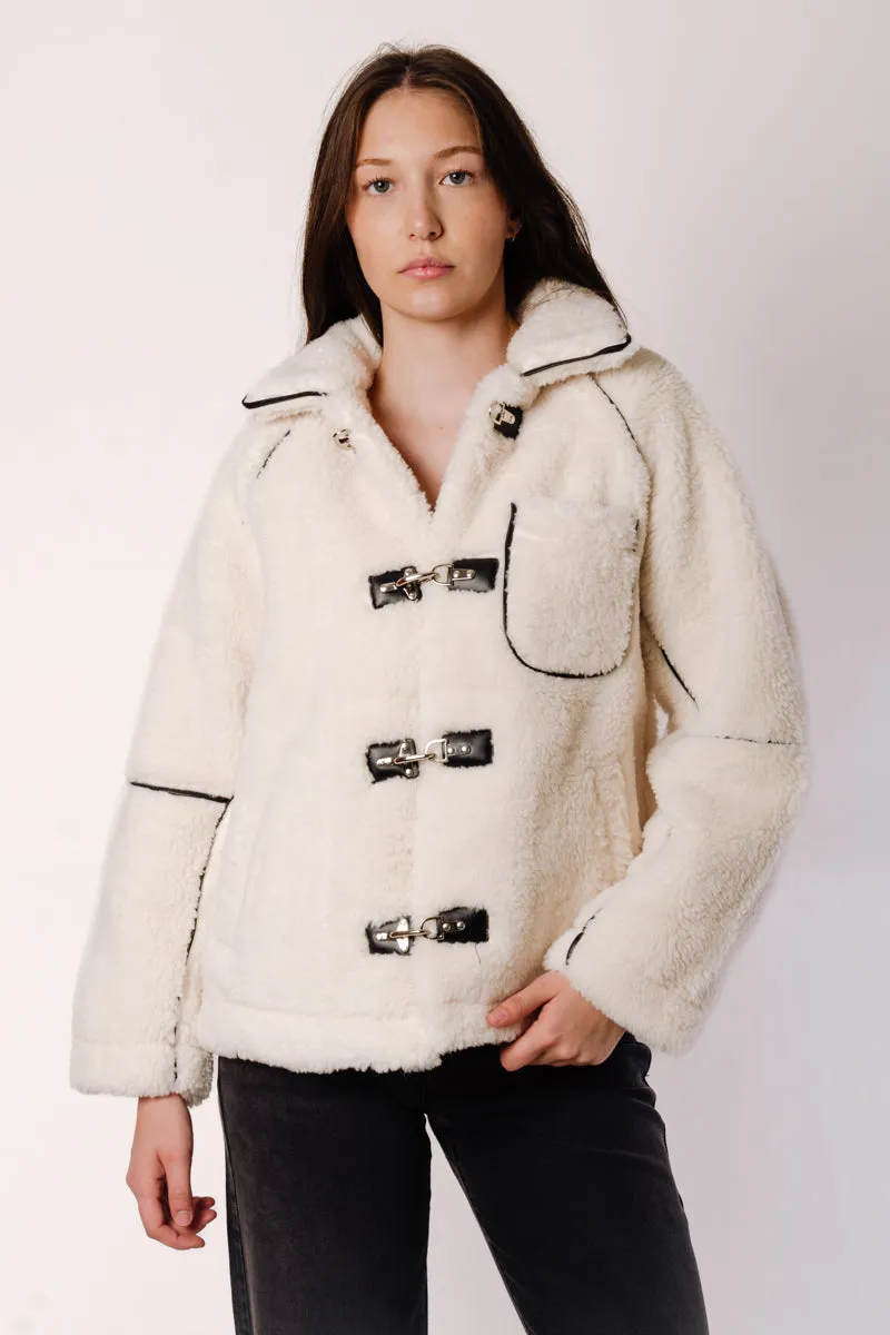 Ellie Sherpa Jacket sold by Below the Belt product image thumbnail 4