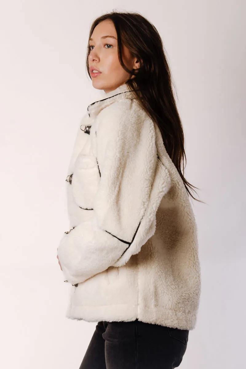 Ellie Sherpa Jacket sold by Below the Belt product image thumbnail 2