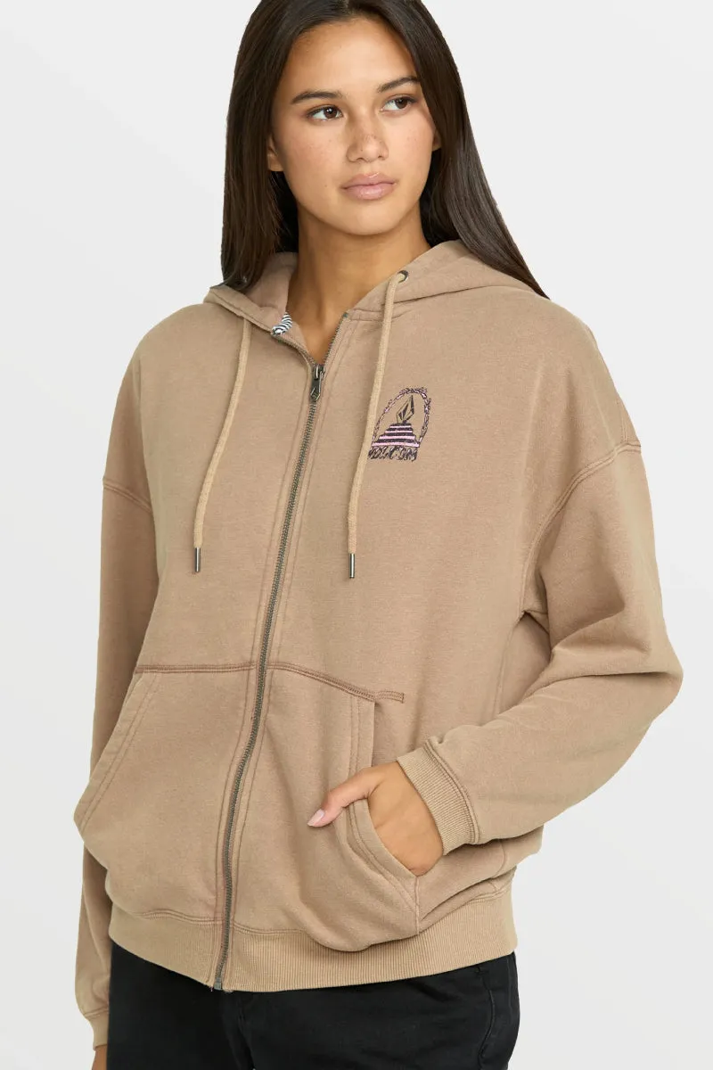 Stone Art Up Zip Hoodie sold by Below the Belt product image thumbnail 3