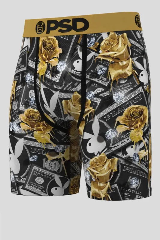 Playboy 100 Roses Boxer Brief sold by Below the Belt