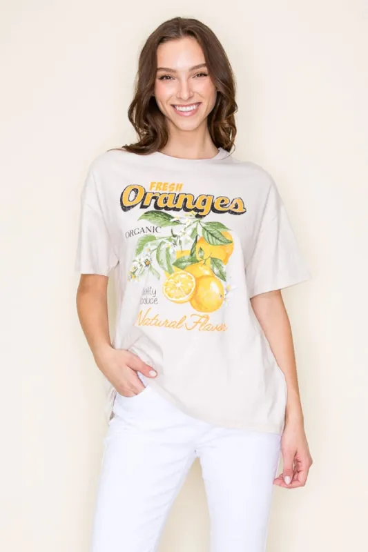 Fresh Oranges Tee sold by Below the Belt