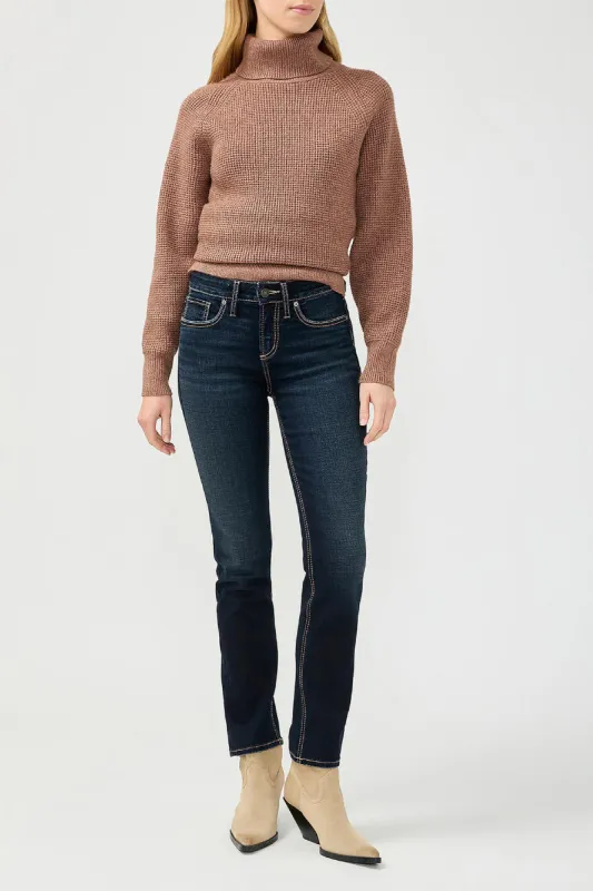 Suki Mid Rise Straight Leg Jeans sold by Below the Belt
