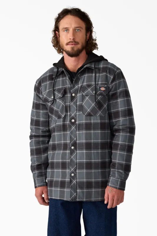 Fleece Hooded Flannel Jacket sold by Below the Belt