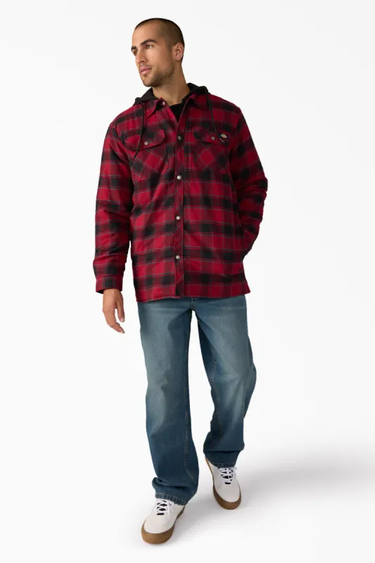 Fleece Hooded Flannel Jacket sold by Below the Belt