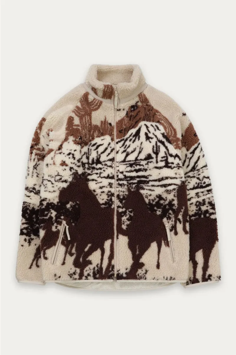 Unisex Printed Sherpa Fleece sold by Below the Belt product image thumbnail 2