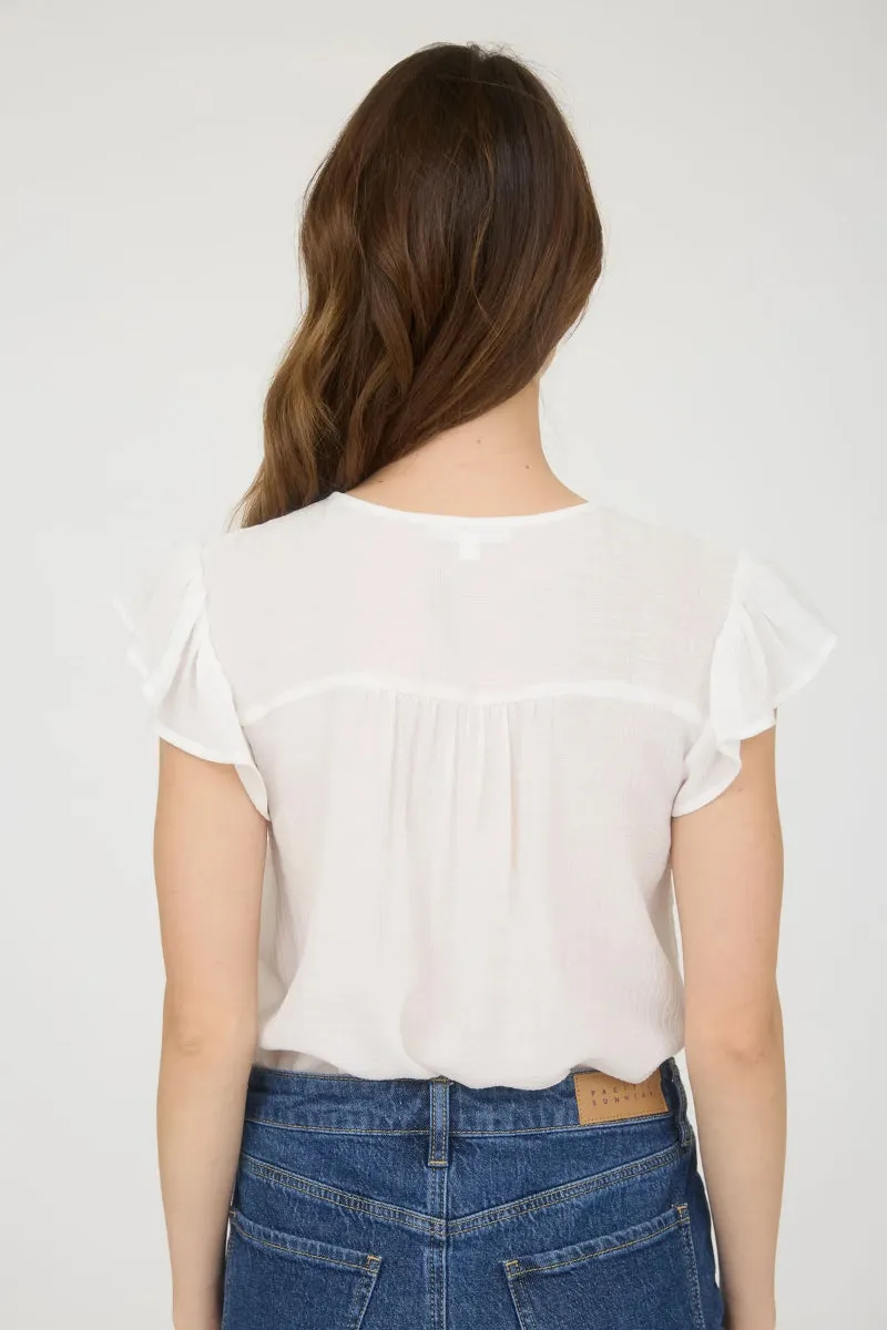Keyhole Lace Trim Top sold by Below the Belt product image thumbnail 2