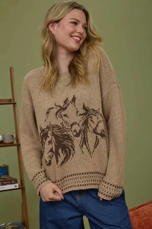 Horse Sweater sold by Below the Belt