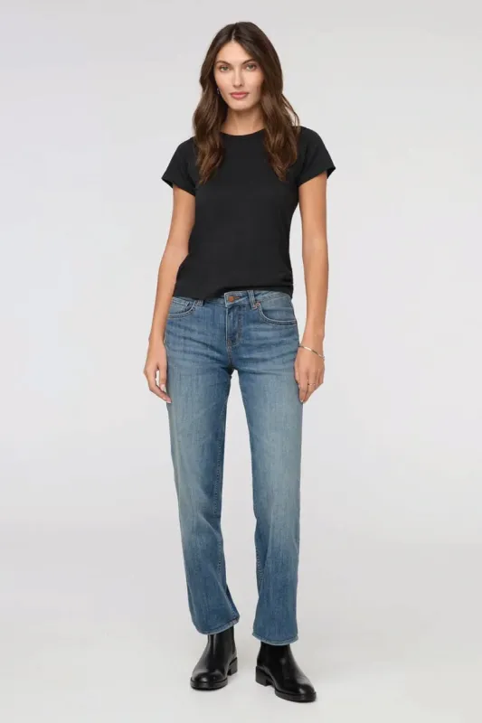 Performance Denim Mid Rise Straight sold by Below the Belt