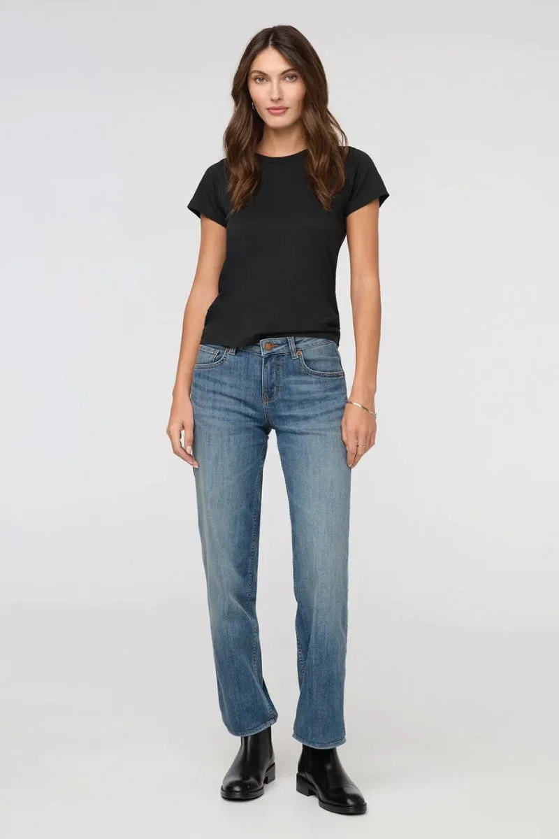 Performance Denim Mid Rise Straight sold by Below the Belt