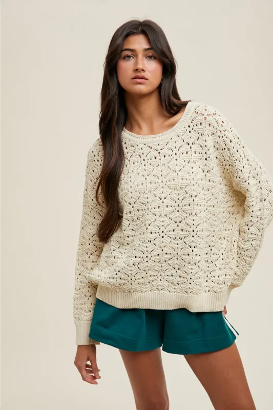 Oversize Crew Sweater sold by Below the Belt