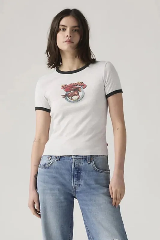 Graphic Ringer Rickie Tee made by Levi's