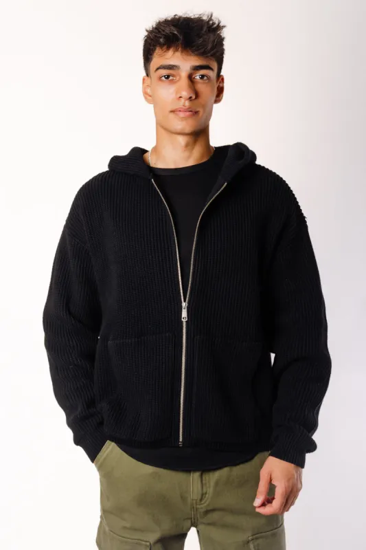 Knitted Zip Hoodie sold by Below the Belt