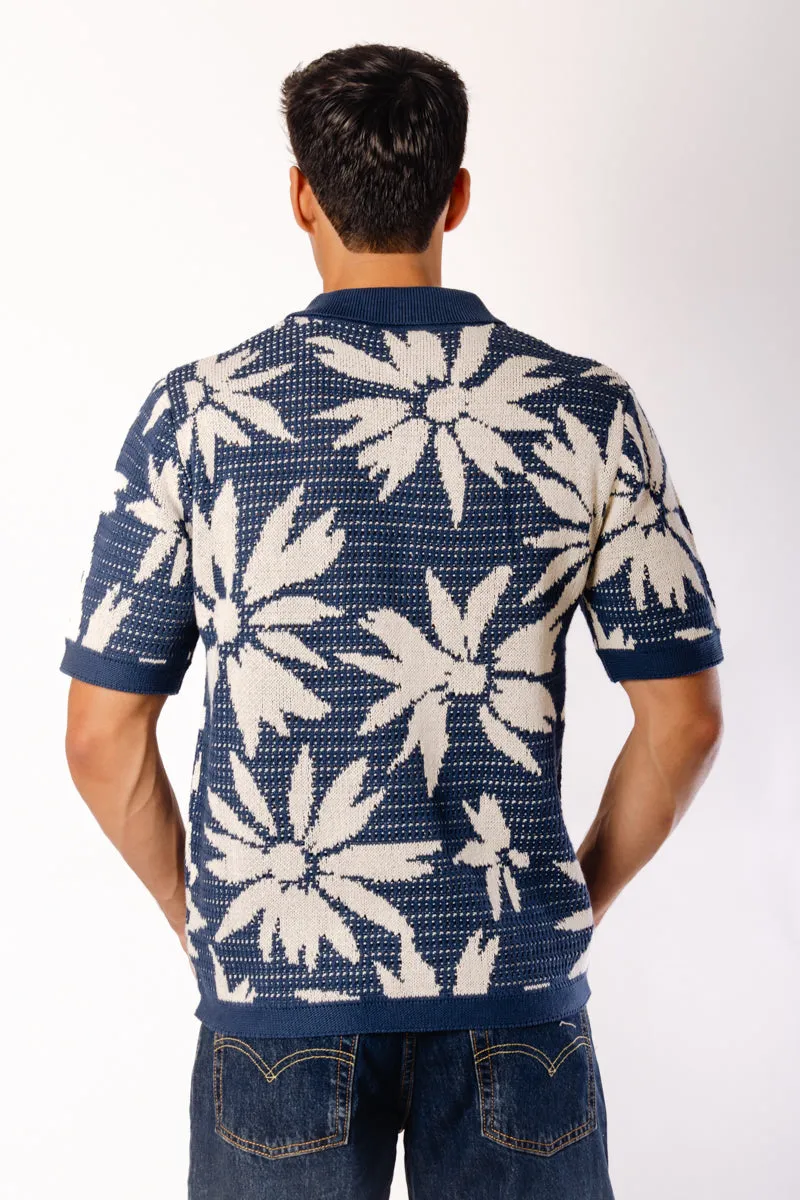 Floral Crochet Button Up Shirt sold by Below the Belt product image thumbnail 2