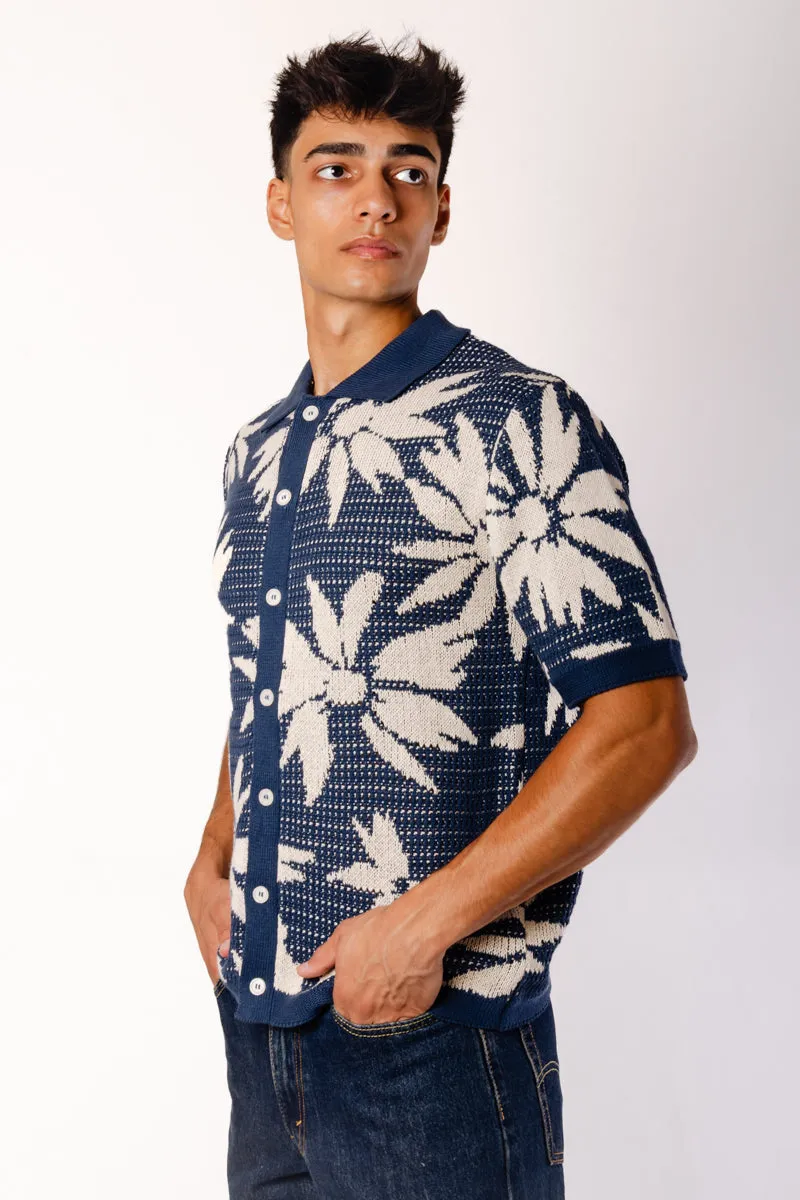Floral Crochet Button Up Shirt sold by Below the Belt product image thumbnail 3