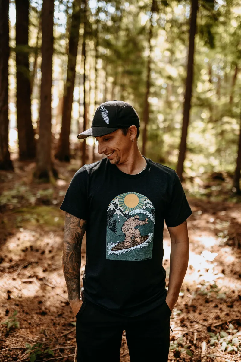 Surfing Sasquatch Tee sold by Below the Belt product image thumbnail 4