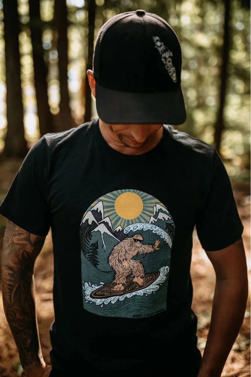 Surfing Sasquatch Tee sold by Below the Belt product image thumbnail 3