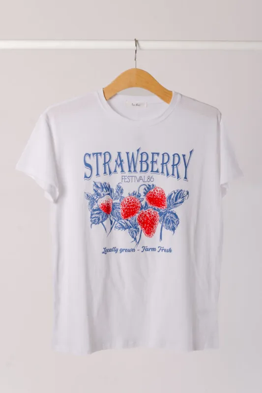 Strawberry Fest Tee sold by Below the Belt