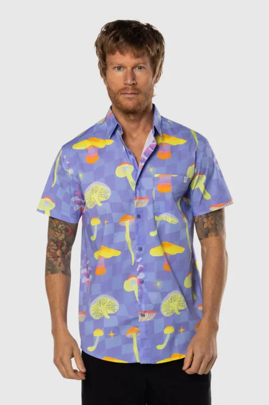 Fun Guy Classic Button-Up Shirt sold by Below the Belt