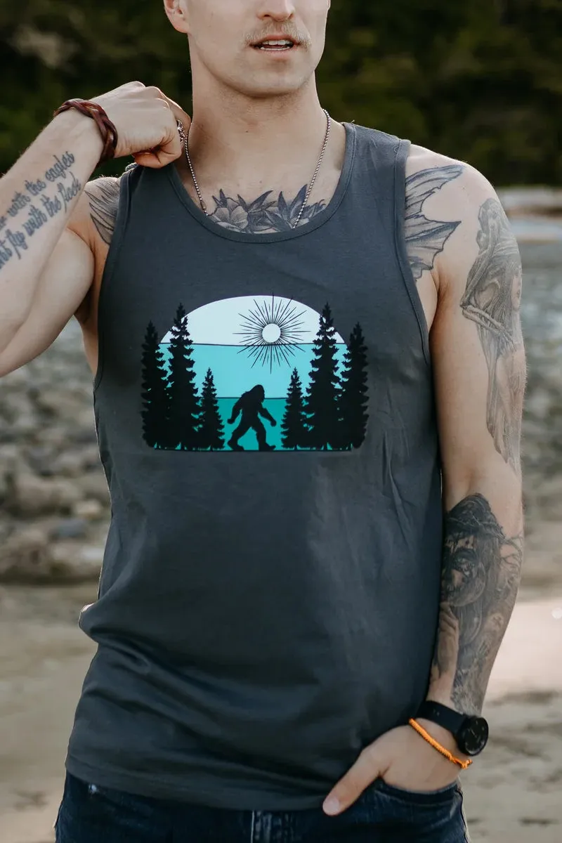 Sasquatch Green Stroll Tank sold by Below the Belt product image thumbnail 2